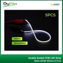Double Ended COB LED Strip White 6500K 300mm (5 Pcs)