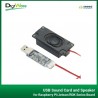 USB Sound Card and Speaker for Raspberry Pi/Jetson/RDK Series Board