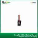 Crazyflie 2.0/2.1 Battery Charger with 240mAh Spare LiPo Battery, Single-cell Li-Po battery based on MCP73832
