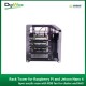 Rack Tower for Raspberry Pi and Jetson Nano 4 layer acrylic case with RGB fan for cluster and NAS