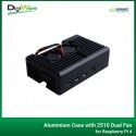 Aluminium Case with 2510 Dual Fan for Raspberry Pi 4