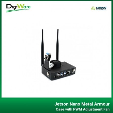 Jetson Nano Metal Armour - Case with PWM Adjustment Fan