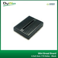 Mini Bread Board 4.5x3.5cm 170 Holes - Black