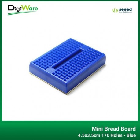 Mini Bread Board 4.5x3.5cm 170 Holes - Blue