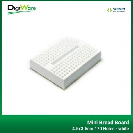 Mini Bread Board 4.5x3.5cm 170 Holes - White
