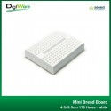 Mini Bread Board 4.5x3.5cm 170 Holes - White
