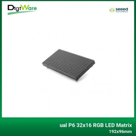 Dual P6 32x16 RGB LED Matrix - 192x96mm