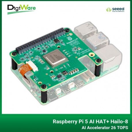 Raspberry Pi 5 AI HAT+ Hailo-8 AI Accelerator 26 TOPS