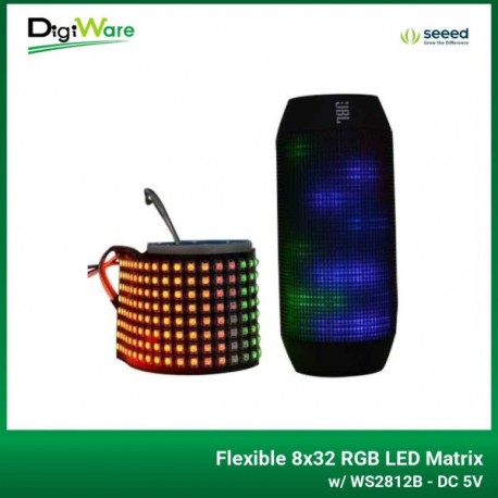 Flexible 8x32 RGB LED Matrix w/ WS2812B - DC 5V