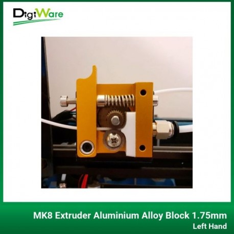 MK8 Extruder Aluminium Alloy Block 1.75mm - Left Hand