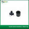 Tactile Switch 6x6x8mm + Black Cap