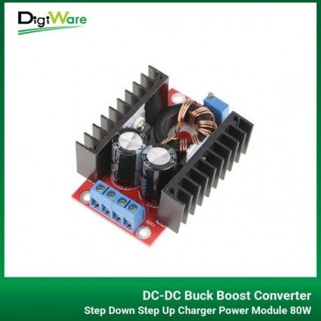 DC-DC Buck Boost Converter Step Down Step Up Charger Power Module 80W