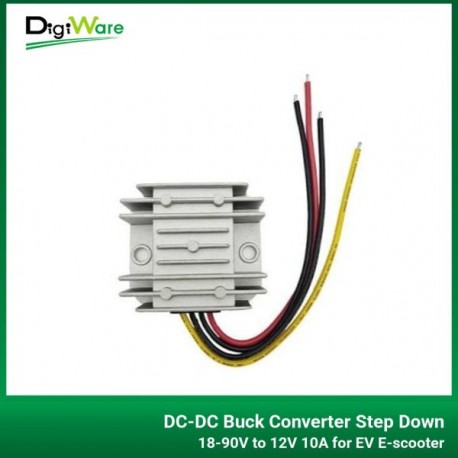 DC-DC Buck Converter Step Down 18-90V to 12V 10A for for EV E-scooter