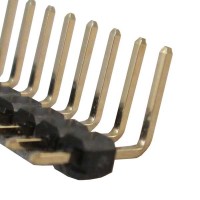 Pin Header 1x40 Gold Plated 2.54mm Right Angle