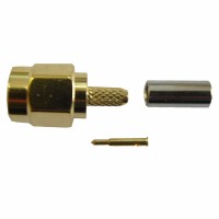 Male Straight Tin Plate SMA Connector for RG174 cable