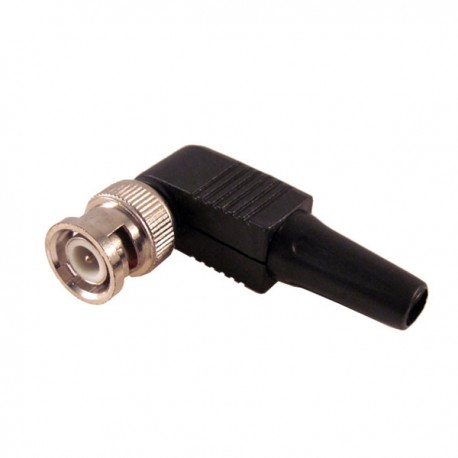 BNC Male Right Angle Connector (PVC)