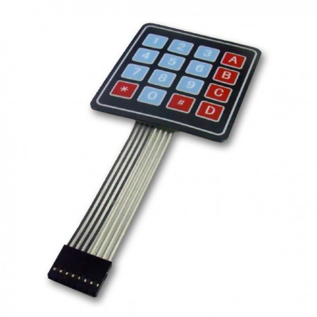 Keypad Membran Matriks 4x4 (Telephone)