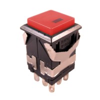 Pushbutton Switch DKD2-621 Red Off On with lamp