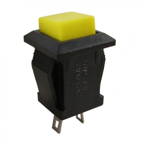 Pushbutton Switch DDS-2430 Yellow Push On