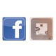 Facebook Classic NFC Tag (43x43mm)