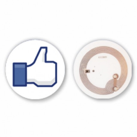 Facebook Like NFC Tag (42mm dia.)
