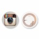 Instagram NFC Tag (diameter 42mm)