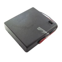 Box Battery 4xAA /w switch