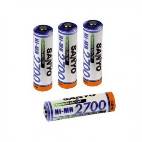 Baterai NiMH 2700 mAh AA 1 pc Sanyo