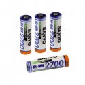 Baterai NiMH 2700 mAh AA 1 pc Battery Sanyo