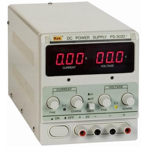 DC Power Supply PS-303D, 0-30V, 3A - Digiware Store