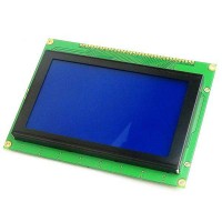 Graphic LCD 240x128 (B) /w backlight, blue STN