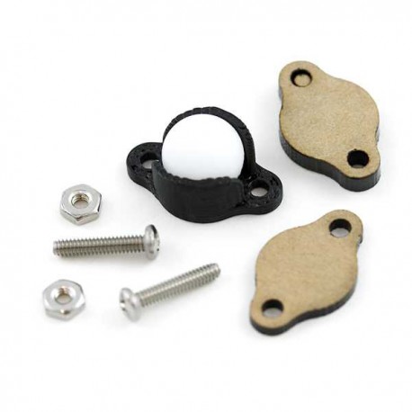 Ball Caster Plastic 3/8 inch