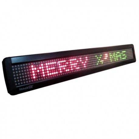 LED Message Display 66x9,8cm , single line, 7x80 dots, Tricolor ...