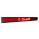 LED Message Display 54x5.5x2.5cm, 8x128 pixel, Red