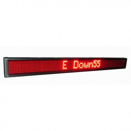 LED Message Display 54x5.5x2.5cm, 8x128 pixel, Red