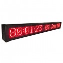 Moving Sign 72x6cm, 16 char, warna merah, PC &amp Keyboard