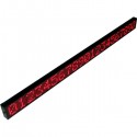Moving Sign 190x10cm, 21 char, warna merah, PC &amp Keyboard