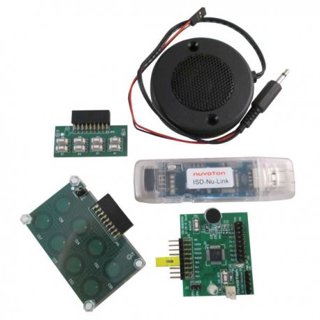 ISD9160 Voice Record Playback Audio Evaluation Board Debugging and Demo Kit for ISD-DMK_9160