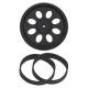 Boe-Bot / SumoBot Wheel and Tire - 1 Wheel &amp 2 Tire