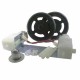 Motor DC Gearbox Plastic Straight Wheel Set DT-ROBOT