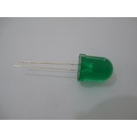Led Green Super Bright Diffused 10mm