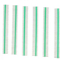 40 Pin Headers - Straight (Green)