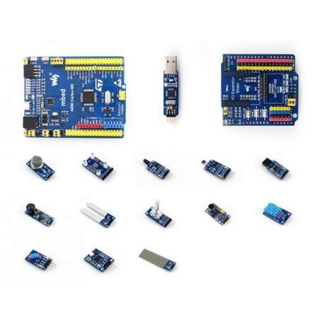 XNUCLEO-F030R8 STM32F030R8T6 Develompment Board Support Arduino, I/O Shield, Sensor (Paket A)