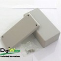 Project Box Enclosure Plastic Case Light Gray 130x65x50.1mm
