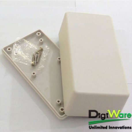 Project Box Enclosure Plastic Flame-resistant Off-White 130x65x50.1mm