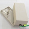 Project Box Enclosure Plastic Flame-resistant Off-White 130x65x50.1mm
