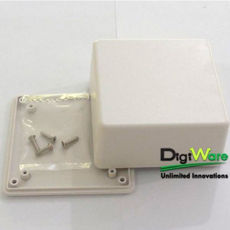 Project Box Enclosure Plastic Case Flame Resistant Off 80x80x40mm