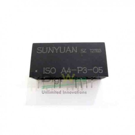 ISO-A4-P3-O5 (isolated converter 4-20mA to 0-10V)