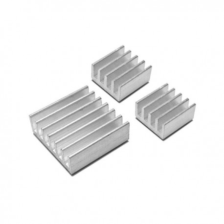 Aluminium Heat sink with Silver Color for Raspberry Pi