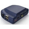 ABS Case Box Enclosure Biru Tahan Panas UL94-5VA for Raspberry Pi Model B (512MB RAM)